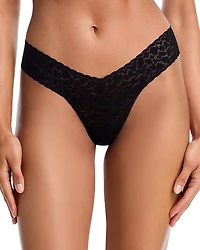 Hanky Panky Leopard Lace Low Rise Thong