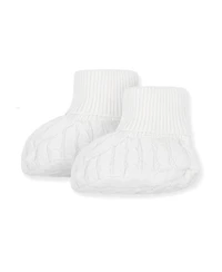 Unisex Organic Sweater Beanie and Bootie 2-Piece Set - Baby