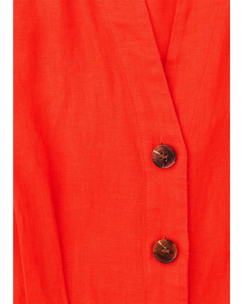 Petites Linen Jumpsuit