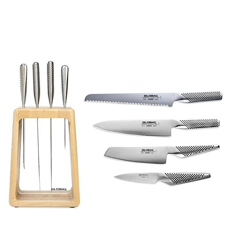 Global Hashira 5 Piece Knife Block Set