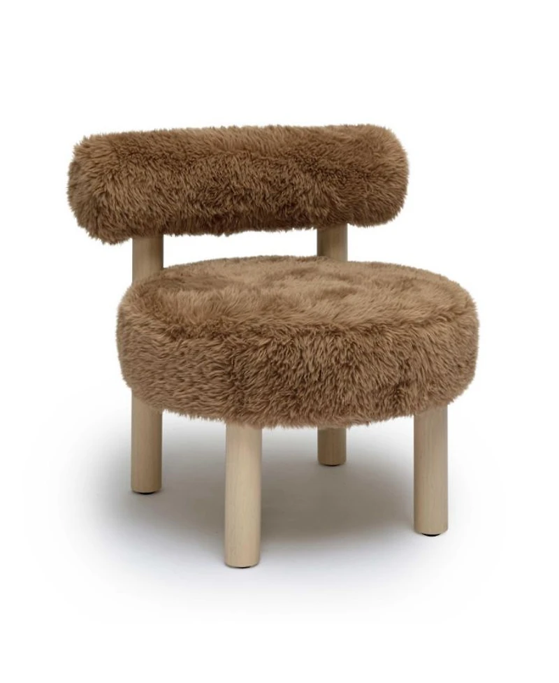 Carmel Faux Shearling Accent Chair