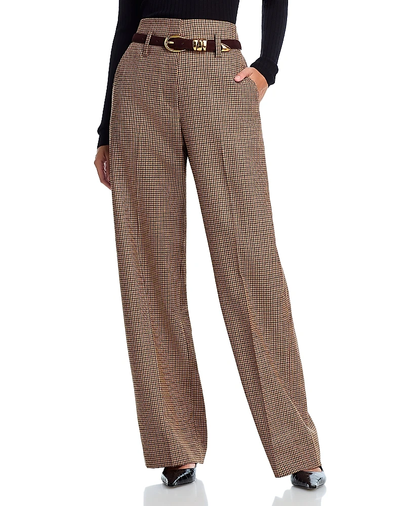 A. l.c. Liam Plaid Wool Pants