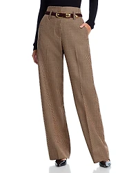 A. l.c. Liam Plaid Wool Pants