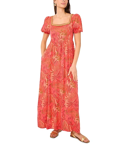 Vince Camuto Square Neck Maxi Dress