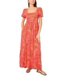 Vince Camuto Square Neck Maxi Dress