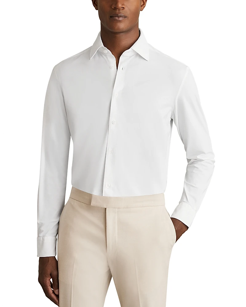 Reiss Voyager Travel Slim Fit Shirt