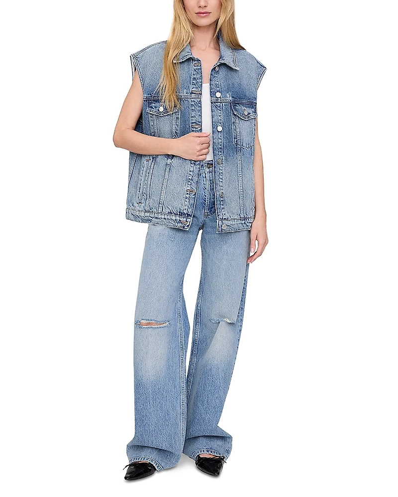Anine Bing Rory Denim Vest