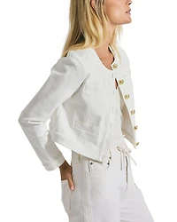 Penny Cropped Stretch Jean Jacket