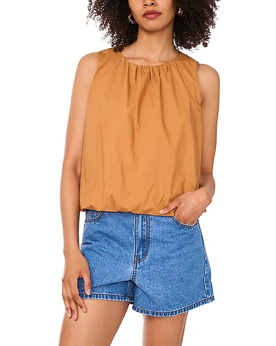 1.state Sleeveless Bubble Top