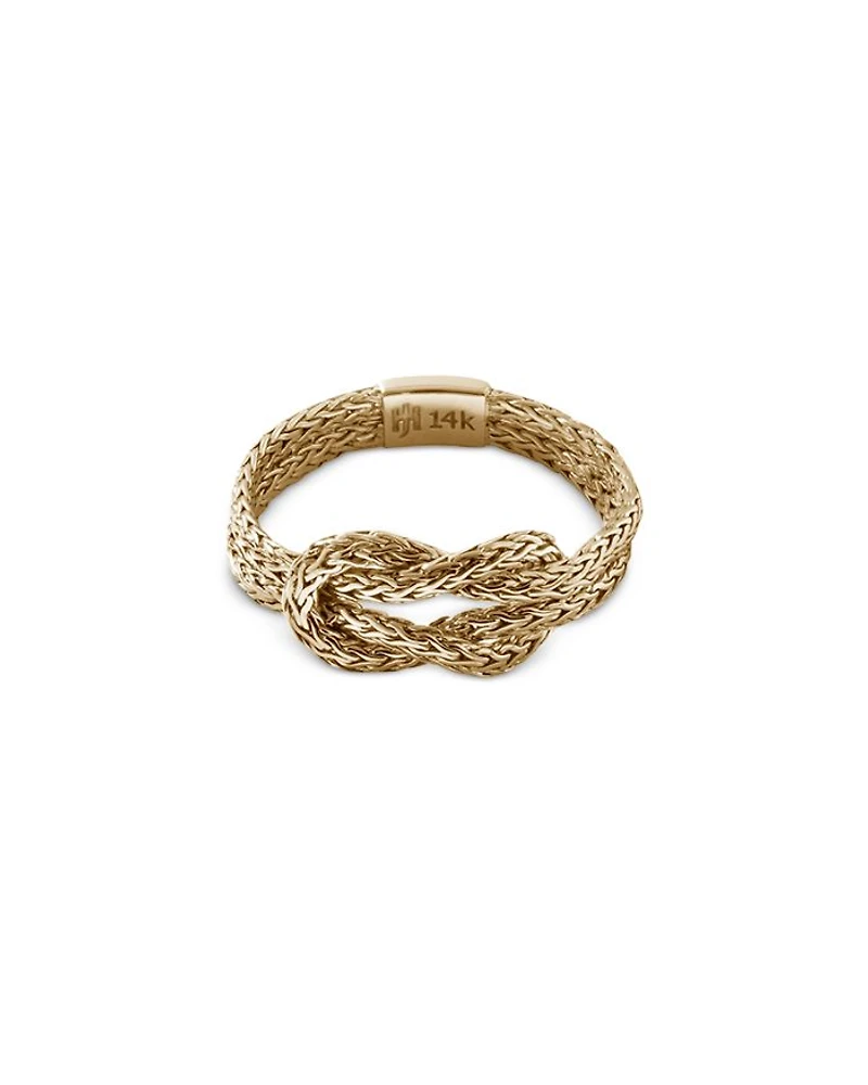 14K Yellow Gold Love Knot Ring