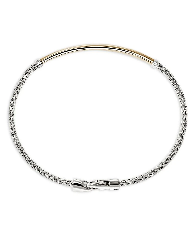 Sterling Silver & 14K Yellow Gold JH Essentials Bracelet