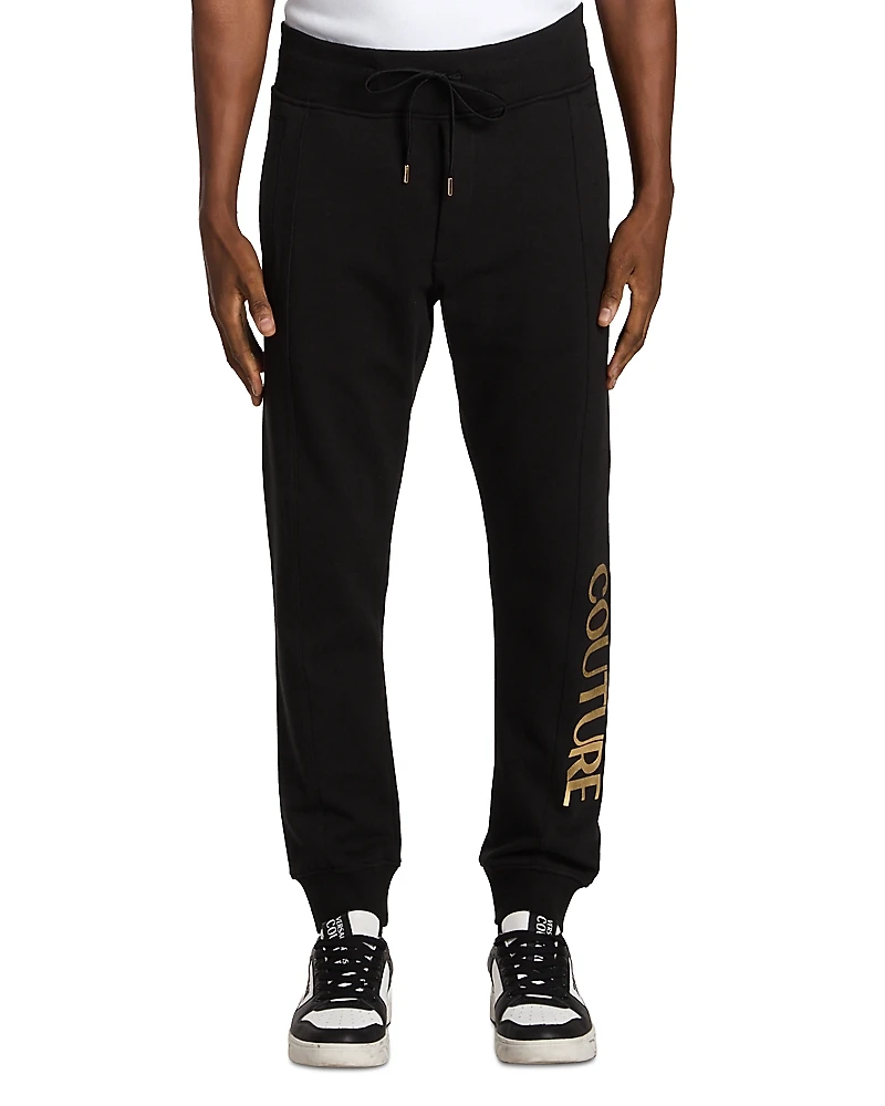 Versace Jeans Couture Fleece Gold Logo Joggers