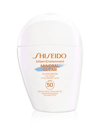 Urban Environment Mineral Clear Sunscreen SPF 50 100% Mineral Sunscreen for Face 1 oz.