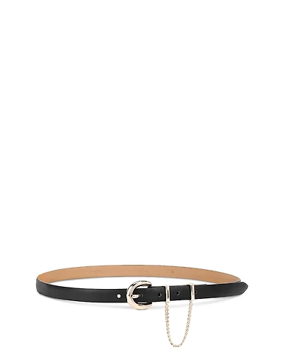 Ettika Women's Cascade Chain Leather Belt
