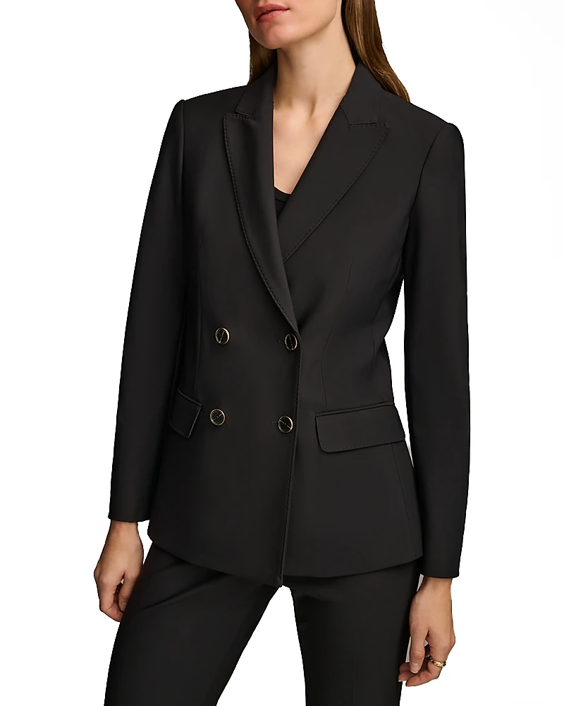 Donna Karan Essentials Double Breasted Blazer