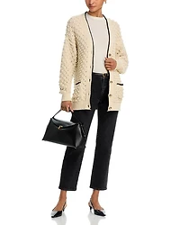 The Borrowed High Rise Ankle Slim Straight Jeans Deco