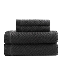 Dkny Pure Yarn Dyed Waffle Cotton Bath and Hand Towel 4-Piece Set