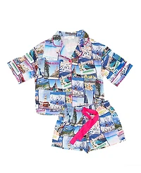 Sunshine Society Girls' Kids Silky World Traveler Silky Set - Little Kid