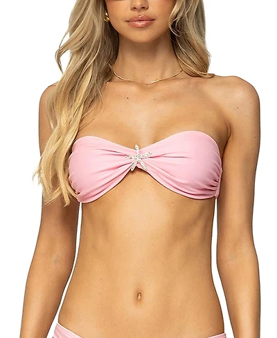 Edikted Starfish Bandeau Bikini Top