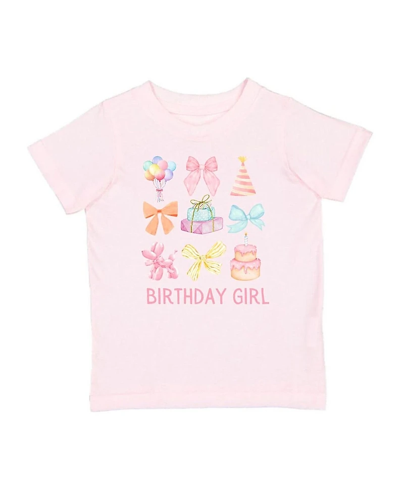 Sweet Wink Girls' Birthday Girl Cutie Short Sleeve T-Shirt