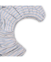 Pembroke Stripe Linen Fitted Sheet