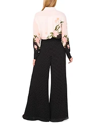 Wide Leg Tuck Pants