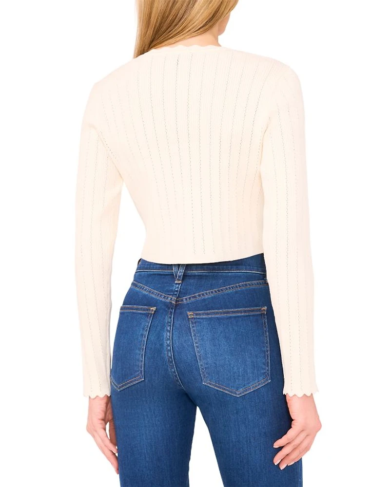 Bolero Pointelle Cardigan