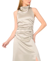 Ted Baker High Cowl Neck Ruched Side Dress