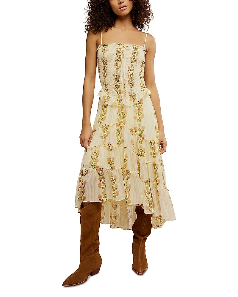 Free People Alejandra Floral Midi Dress