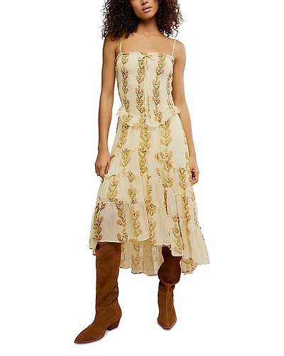 Free People Alejandra Floral Midi Dress