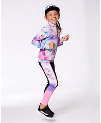 Girls' Printed Reversible Full Zip Athletic Cardigan