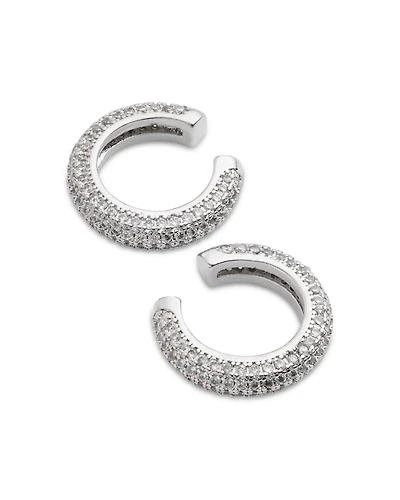 Micro Pave Cuff Earrings
