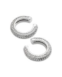 Shashi Micro Pave Cuff Earrings