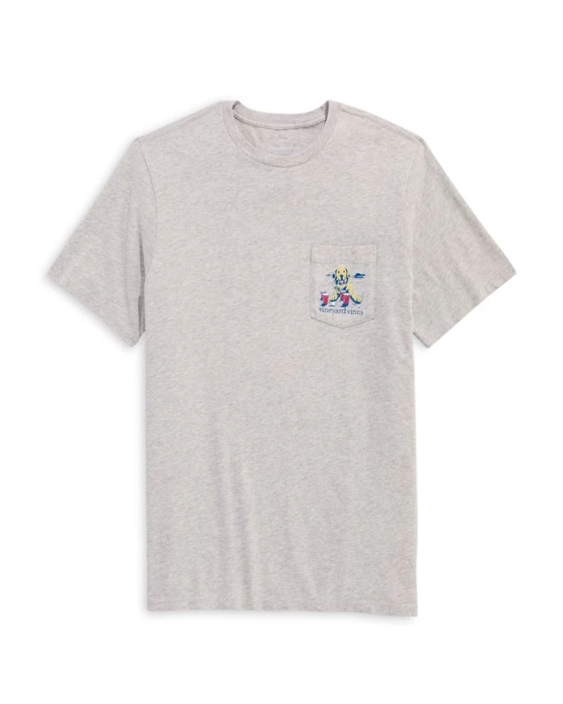 Pup Cup Short Sleeve Pocket Tee
