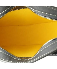 Hirondelle Shoulder Bag Coated Canvas and Leather