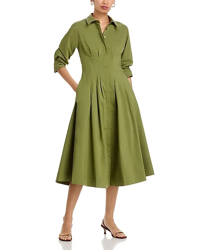 Simkhai Jazz Pintuck Midi Dress