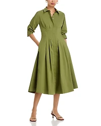 Simkhai Jazz Pintuck Midi Dress