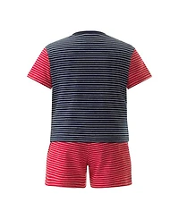 Boys' Stripe Jersey Top and Short Set - Little Kid, Big Kid