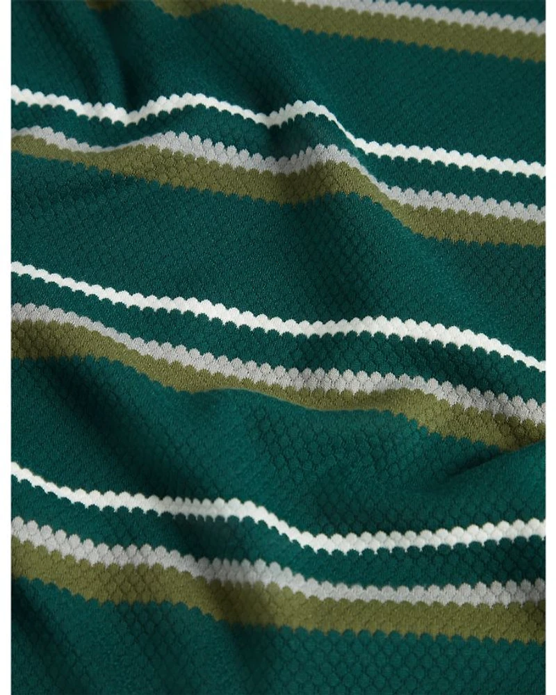 Gorano Striped Textured Tee