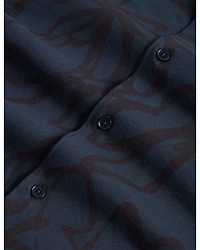 Claub Printed Jersey Button Down Shirt