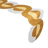 Misette Bauhaus Embroidered Linen Table Runner