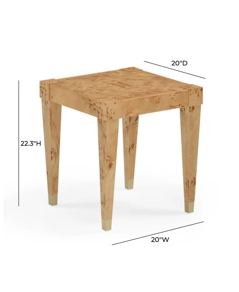 Brandyss Burl End Table