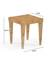Brandyss Burl End Table