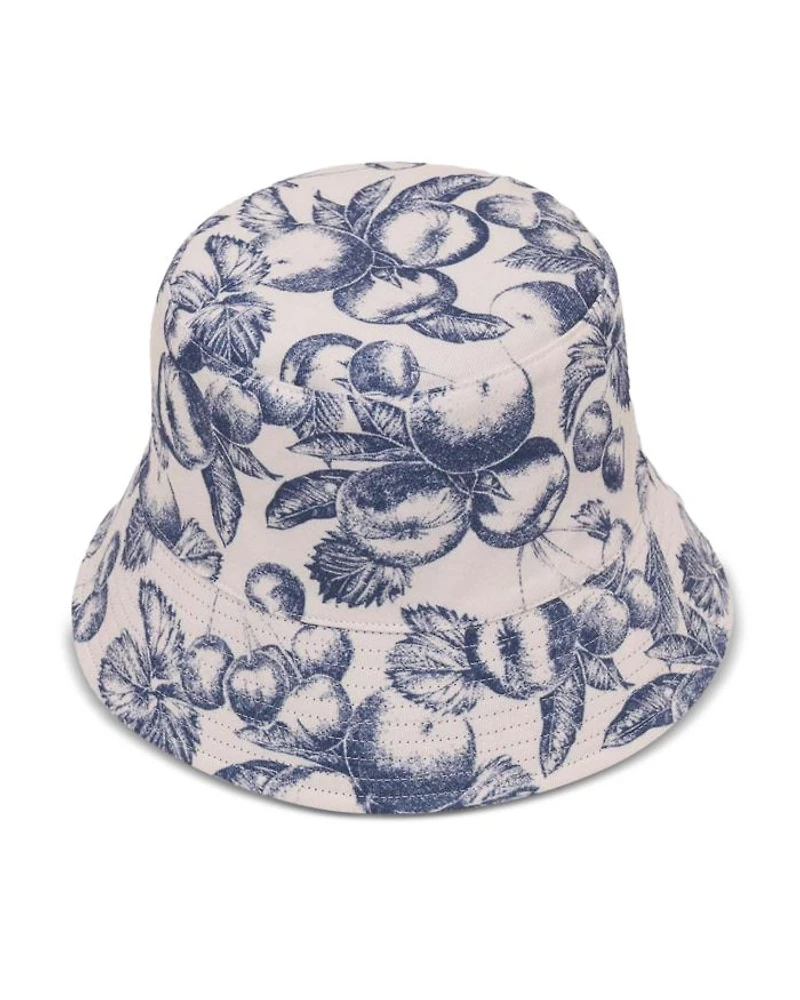 Reversible Fruit Print Bucket Hat