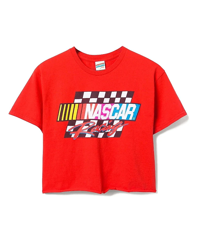 Junk Food Clothing Women's Nascar Racing Flea Market Crop Tee