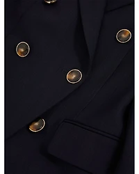 Lia DNA Double Breasted Blazer Navy