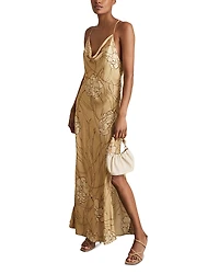 Reiss Rochelle Floral Printed Slip Dress