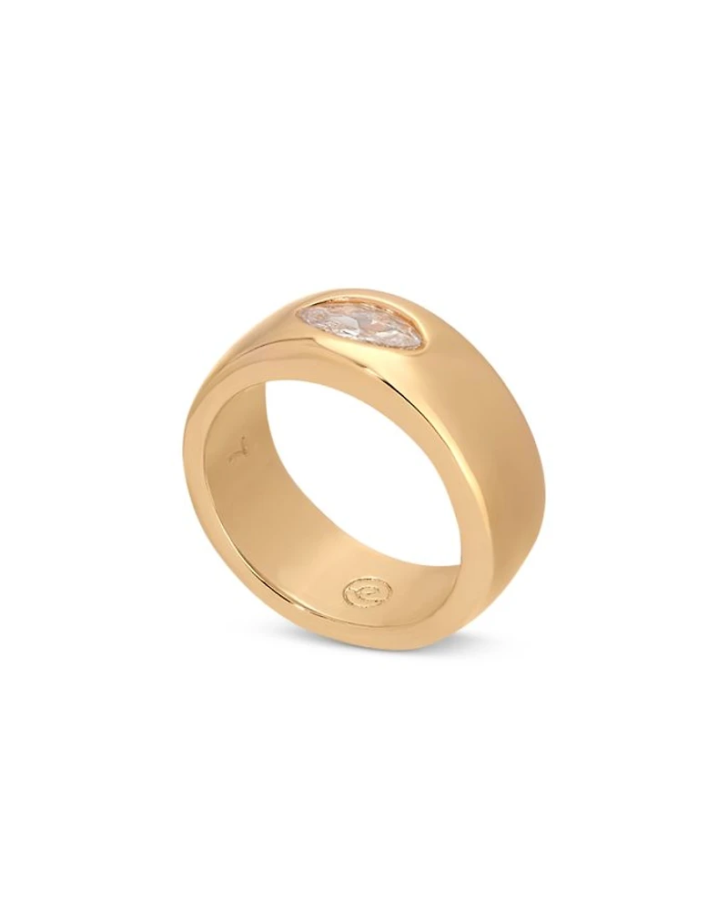 Treasure Marquise Cut Cubic Zirconia Band Ring
