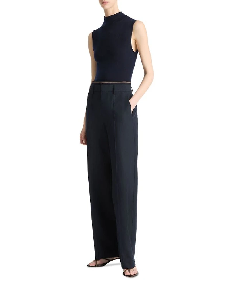 Ribbed Waist Pants