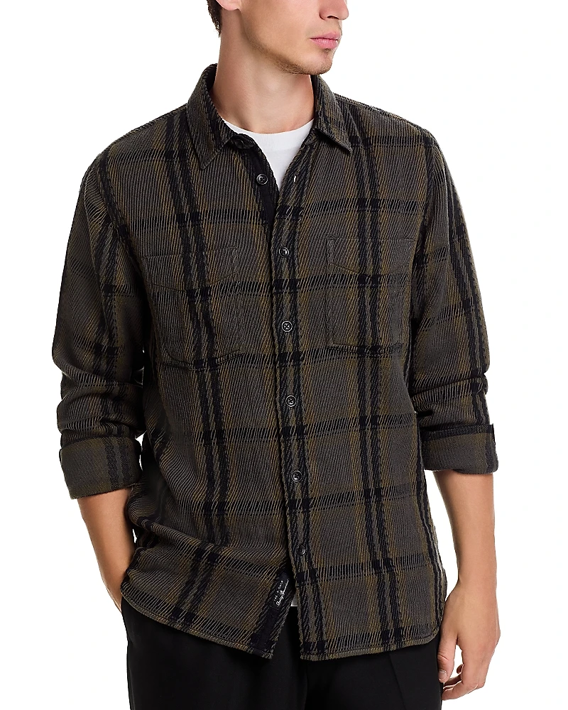 rag & bone Herringbone Plaid Over